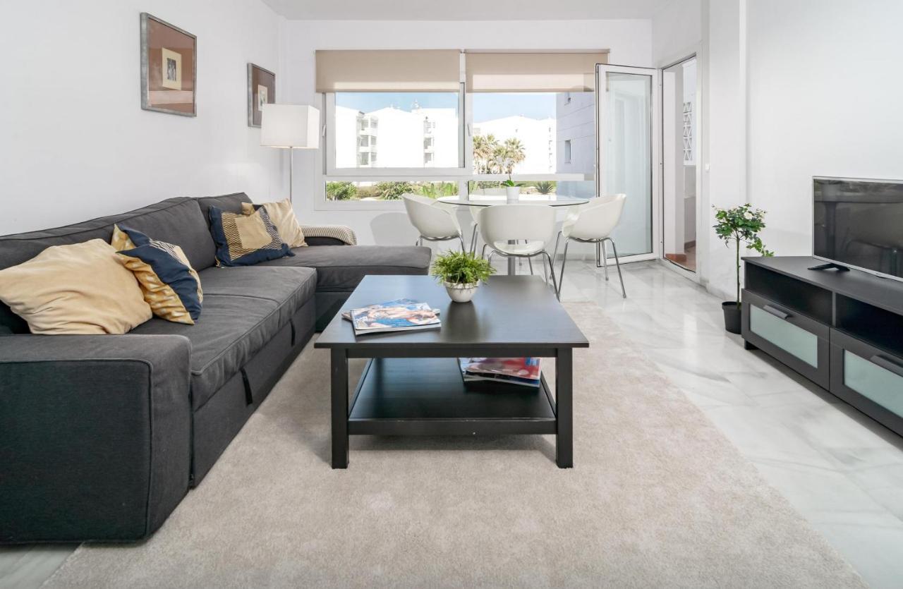 Pr45- Beach Front Apartment Puerto Banus Marbella Bagian luar foto