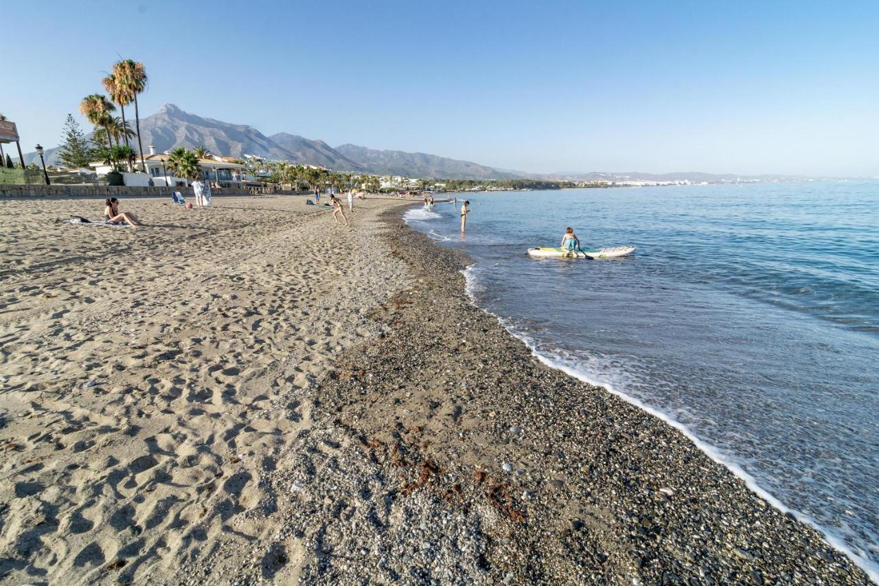 Pr45- Beach Front Apartment Puerto Banus Marbella Bagian luar foto