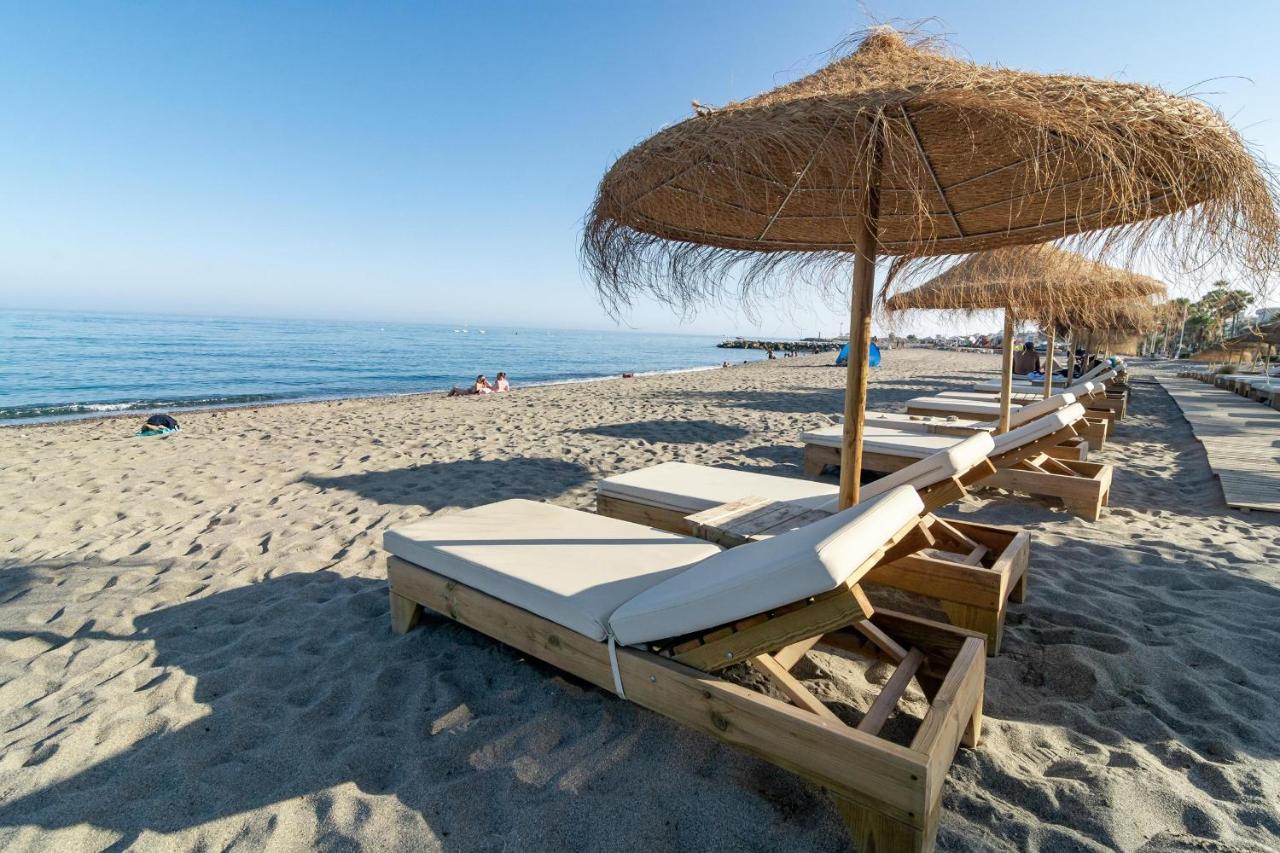 Pr45- Beach Front Apartment Puerto Banus Marbella Bagian luar foto