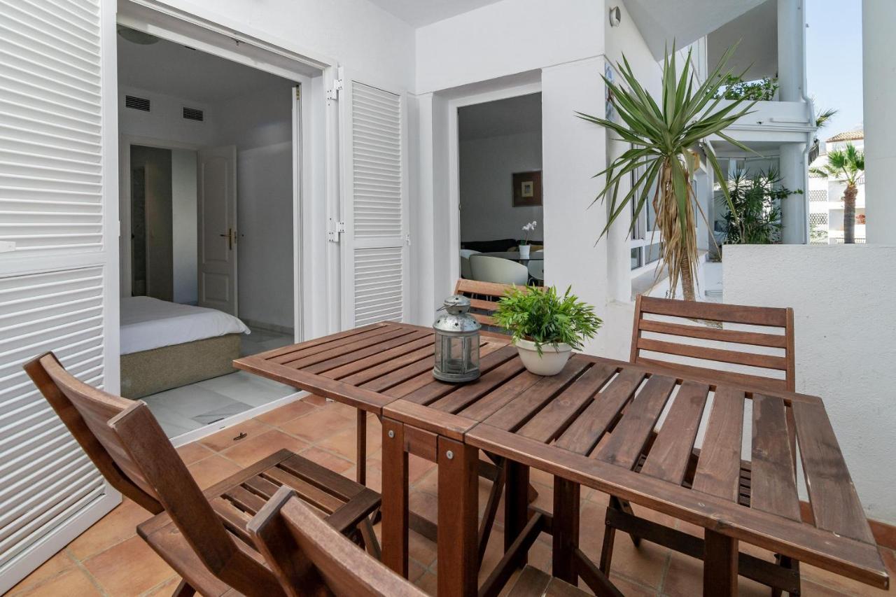 Pr45- Beach Front Apartment Puerto Banus Marbella Bagian luar foto