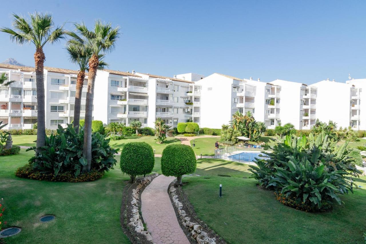 Pr45- Beach Front Apartment Puerto Banus Marbella Bagian luar foto