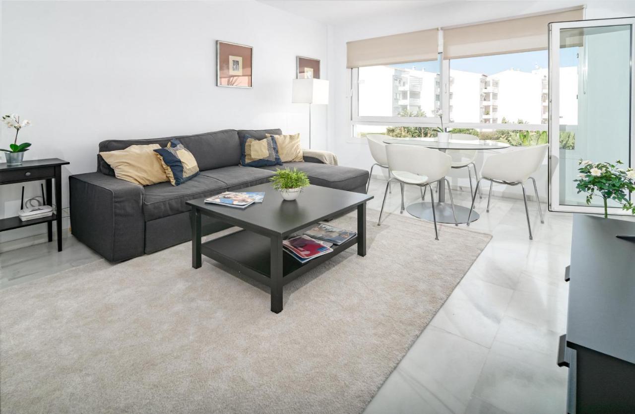 Pr45- Beach Front Apartment Puerto Banus Marbella Bagian luar foto